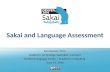 Sakai and Language Assessment