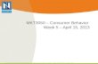 Mkt3050 – consumer behavior week 5