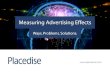 Measuring Advertising Effects - Ways, Problems, Solutions