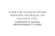 Kotak Life Insurance (Kotak Mahindra Old Mutual