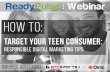 [ReadyPulse Webinar] How to Target Your Teen Consumer: Responsible Digital Marketing Tips