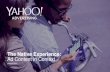 Yahoo-Studie zu Native Advertising "Native experience - ad content in context"