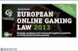 European Online Gaming Law 2013
