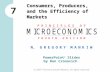 Chapter 07   Consumers, Producers And The Efficiency Of Market