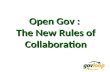 How To Meet Open Gov Collaboration