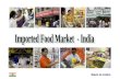 Imported Food Market India