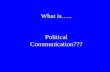 Political Communication: Introduction