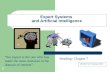 Lecture5 Expert Systems And Artificial Intelligence