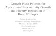 Abro et al 2014 policies for agricultural producitvity and poverty reduction in rural ethiopia