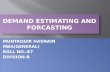 Demand estimating and forcasting