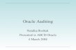 Oracle Auditing