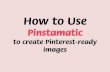 Pinterest Tutorials: How to Use Pinstamatic To Create Pinterest Pins