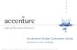 Accenture Global Consumer Study 2011