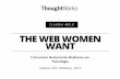 Web Women Want, por Claudia Melo