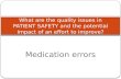 Medication errors powerpoint