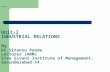 Industrial Relations Unit-I Session-II & III