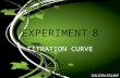 Experiment 8 - Titration Curve