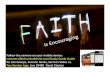 Faith is encouraging sermon slides