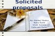 solicited proposal