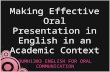 ENGLISH FOR ORAL COMMUNICATION