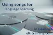 Using songs for language learning