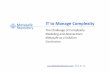 Manage complexity