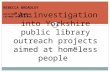 An investigation into public library outreach to the homeless