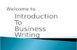 Introduction to Business English - Day 1
