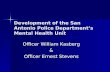 Development of the San Antonio Police Department’s Mental Health Unit