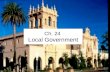 Government   ch. 24 - local government