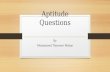 Aptitude Questions-2