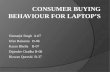 Consumer buying behaviour for laptop’s