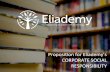 Eliademy CSR program