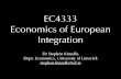 EC4333 Economics of European Integration Lecture 1