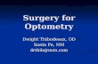 Surgery for Optometry