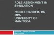 Role Assignment In Simulation