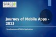 Journey of Mobile Apps - Year 2013
