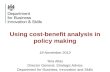 Cost benefit analysis in policy making ta 181113
