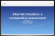 Internet freedom: a comparative assessment