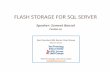 Microsoft SQL Server Flash Storage