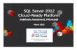 Microsoft SQL Server 2012 Cloud Ready