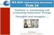 IEA DSM Task 24 Subtask 3 Evaluation conundrums