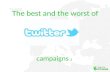 Best and worst Twitter campaigns