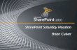 SharePoint Saturday Houston: SharePoint 2010 Extranets & Claims Authentication