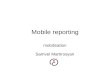 Mobile reporting. For Barcamp Yerevan