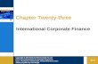 Fundamentals of Corporate Finance/3e,ch23
