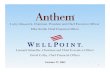 Anthem, Inc Webcast Presentation