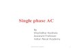 Single Phase AC