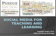 Social Media for Teaching and Learning