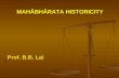 Mahabharata Historicity by Prof. B B Lal
